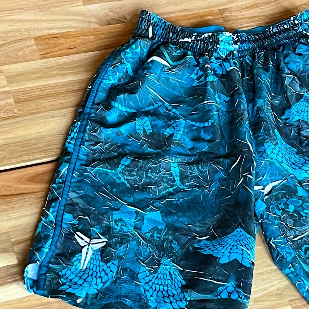 🔥 KOBE MAMBA 🔥 Men's Nike Dri-Fit Emerge Basketball Shorts - Blue Black Large